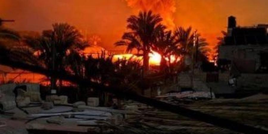 استشهاد 6 فلسطينيين فى قصف للاحتلال الإسرائيلى غرب مدينة غزة - البطريق نيوز