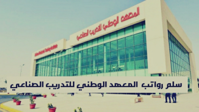 رواتب المعهد الوطني للتدريب الصناعي