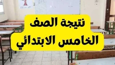 نتيجة الصف الرابع والخامس والسادس الابتدائي